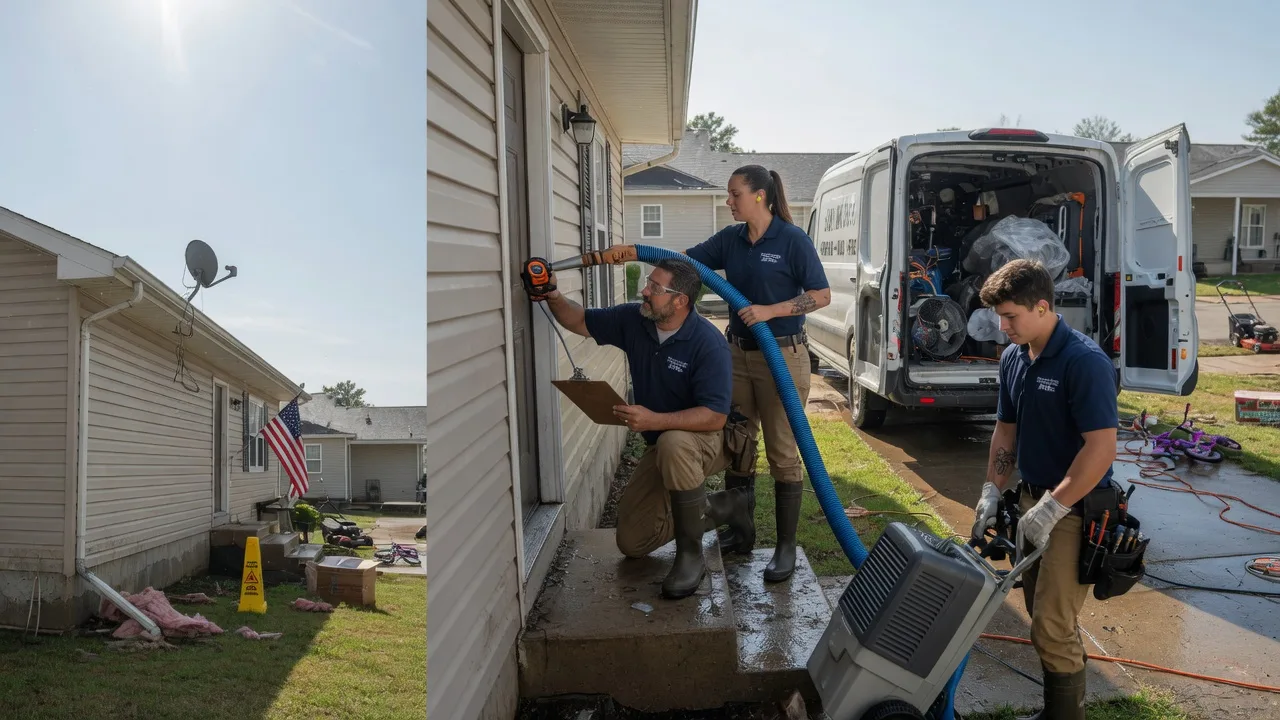 Ceiling Water Damage Restoration in New Bremen, OH near me